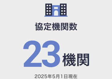 協定校数：23機関